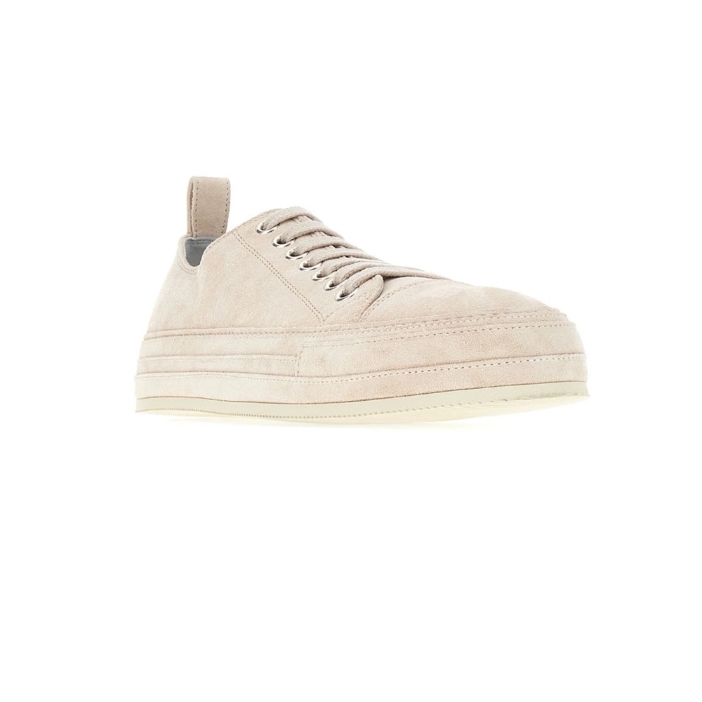 ann demeulemeester scamosciato blanco low-top suede sneaker Sz 40‎ EU